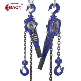 1 ton to 9 tons Alloy Steel Chain Hoist with Safety Hook Corrosion Resistant for Construction